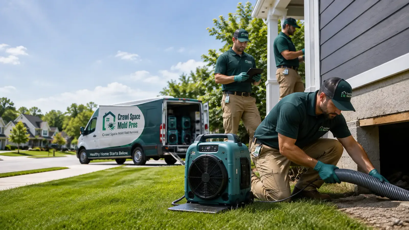 Crawl Space Mold Removal in Matherville, IL